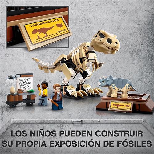 LEGO 76940 Exposición de Dinosaurio T.Rex Fosilizado