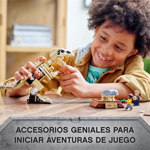 LEGO 76940 Exposición de Dinosaurio T.Rex Fosilizado
