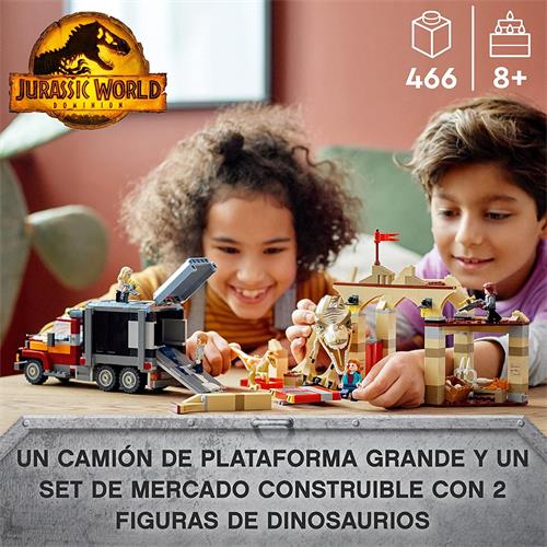 LEGO 76948 Fuga de los Dinosaurios T.Rex y Atrocirraptor