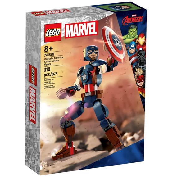 LEGO 76258 Figura para Construir: Capitán América