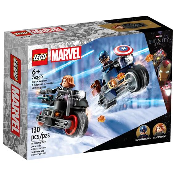 LEGO 76260 Motos de Viuda Negra Y el Capitán América