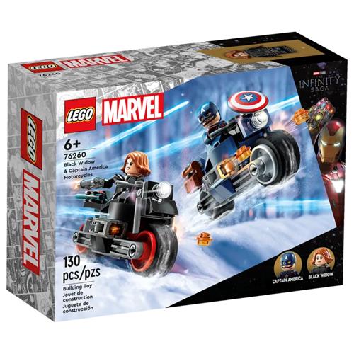 LEGO 76260 Motos de Viuda Negra Y el Capitán América