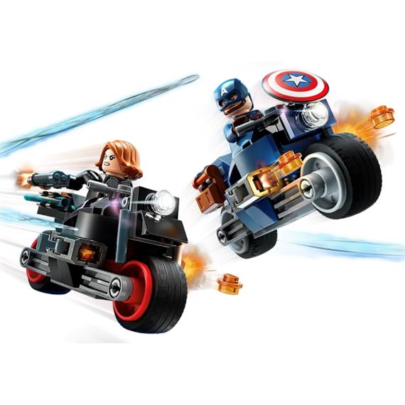 LEGO 76260 Motos de Viuda Negra Y el Capitán América