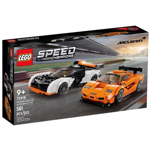 LEGO 76918 McLaren Solus GT y MacLaren F1 LM