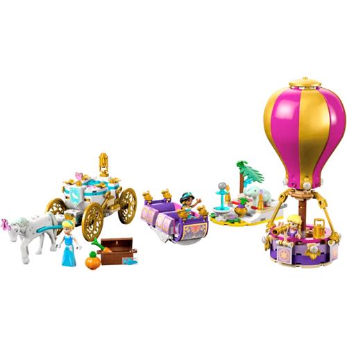 LEGO 43216 Viaje Encantado de las Princesas Cenicienta Jasmín y Rapunzel