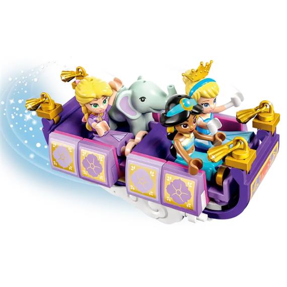 LEGO 43216 Viaje Encantado de las Princesas Cenicienta Jasmín y Rapunzel