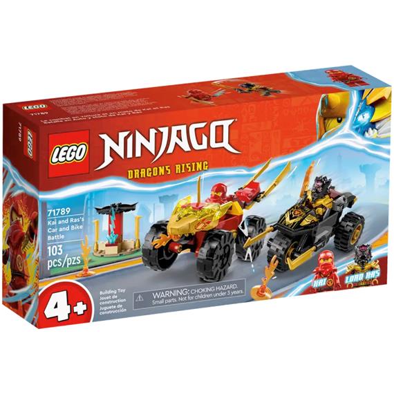 LEGO 71789 Kai and Ras´s Car and Bike Batlle
