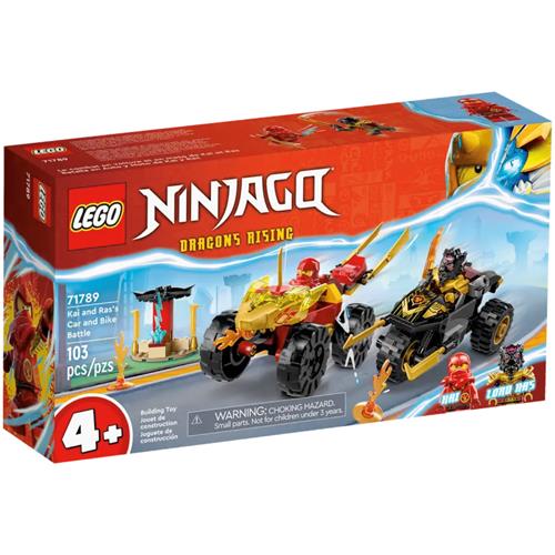 LEGO 71789 Kai and Ras´s Car and Bike Batlle