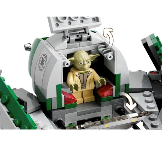 LEGO 75360 Nave Caza Estelar Jedi del Maestro Yoda Starfighter Star Wars