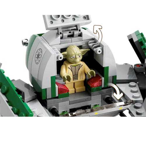 LEGO 75360 Nave Caza Estelar Jedi del Maestro Yoda Starfighter Star Wars
