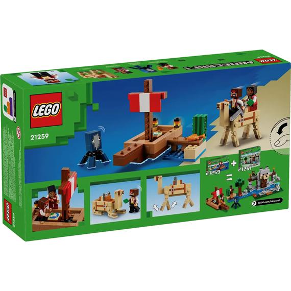 LEGO 21259 El Viaje en el Barco Pirata Minecraft