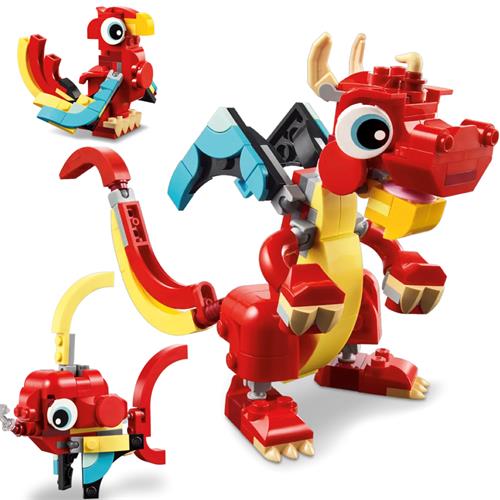LEGO 31145 Dragón Rojo