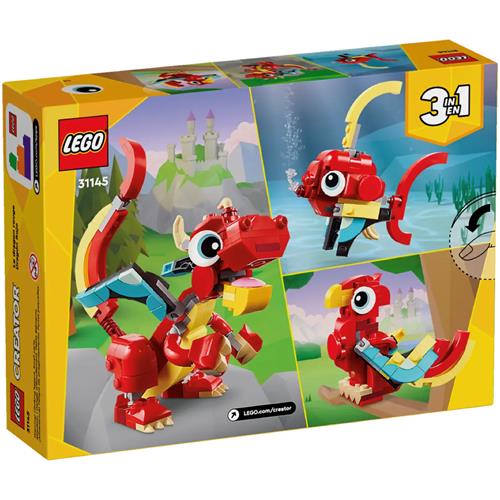 LEGO 31145 Dragón Rojo