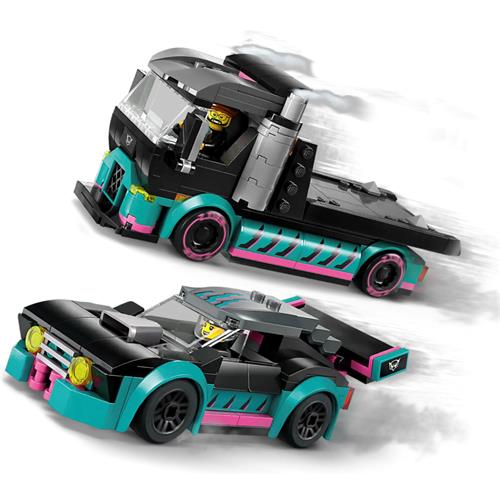 LEGO 60406 Coche de Carreras y Camión de Transporte