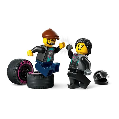 LEGO 60406 Coche de Carreras y Camión de Transporte