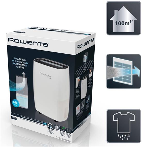 Rowenta DH4236F0 Deshumidificador 16L 100m2