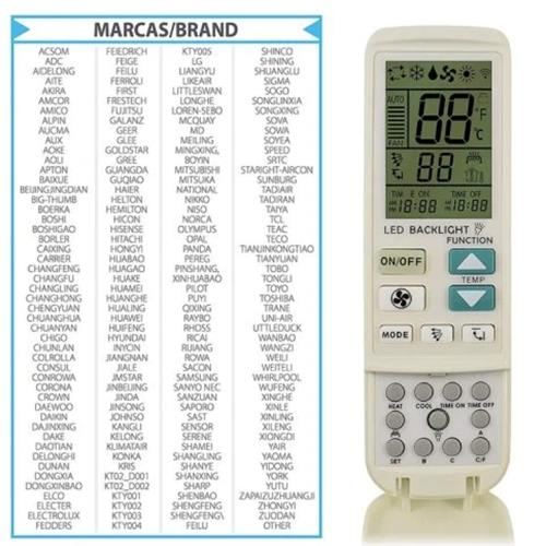TM Mando Distancia Universal Aire Acondicionado (TMURC200)