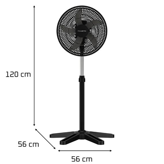 Rowenta VU3110F0 Ventilador de Pie Turbo Essential 70w