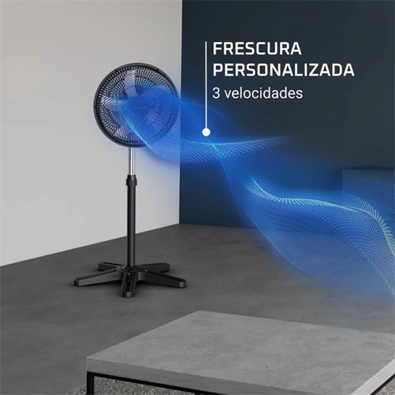 Rowenta VU3110F0 Ventilador de Pie Turbo Essential 70w