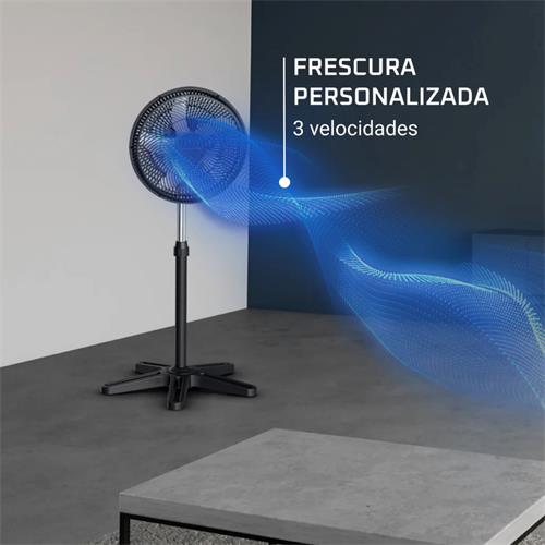 Rowenta VU3110F0 Ventilador de Pie Turbo Essential 70w