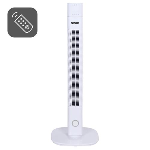 Svan SVVE02360TR Ventilador Torre 36 60W Display Blanco con Mando 3V