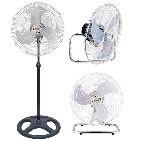 Swiss Line SW-18 Ventilador Industrial de 18" 70W con 3 modos de colocación
