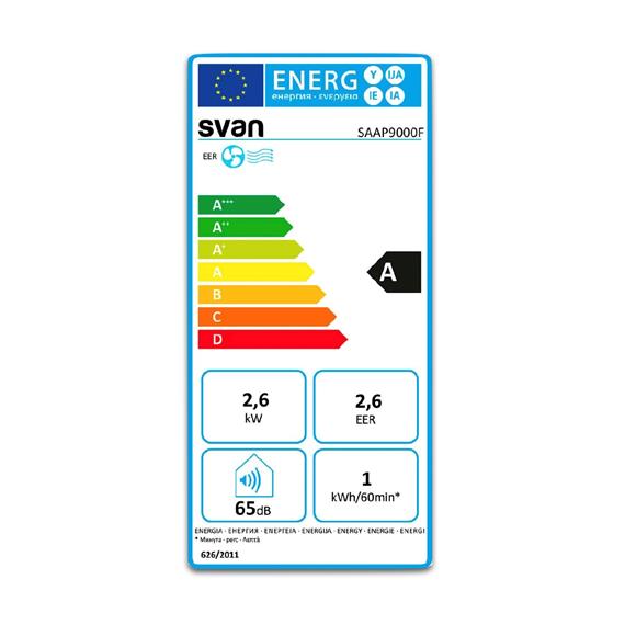 Svan SAAP900F Aire acondicionado Portátil 2500FR