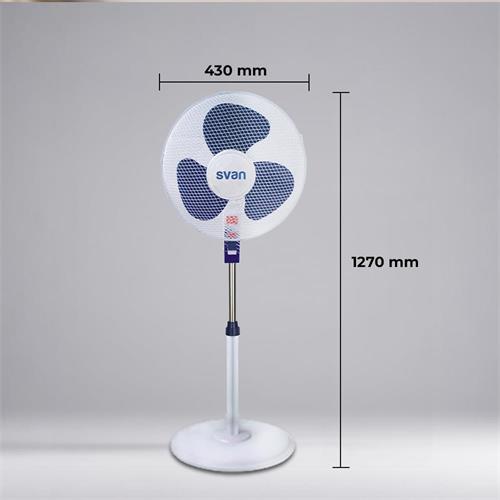Svan SVP401600OBA Ventilador de Pie 40w White Dark Blue
