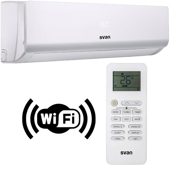 Svan SAAS2400W Aire Acondicionado Split 2400BTU A++ A Display Wifi