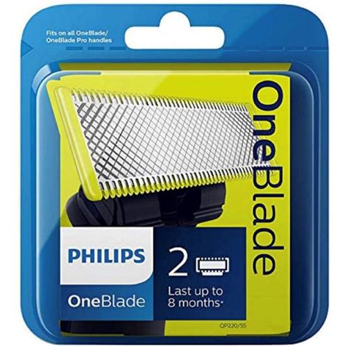 Philips Qp-220 Repuesto Pack 2 Cuchillas para OneBlade