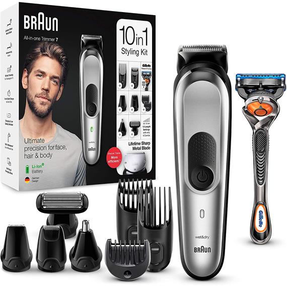 BRAUN MGK7220 RECORTADORA KIT 10 ACCESORIOS