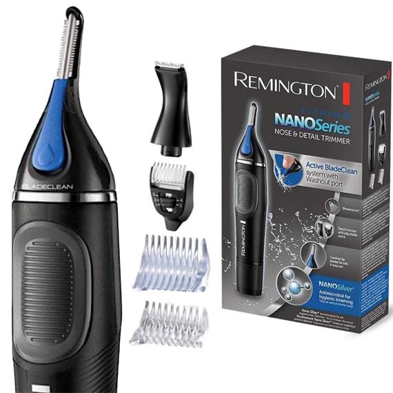 Remington NE3870 Recortador para vello Nasal y Facial con 4 Accesorios