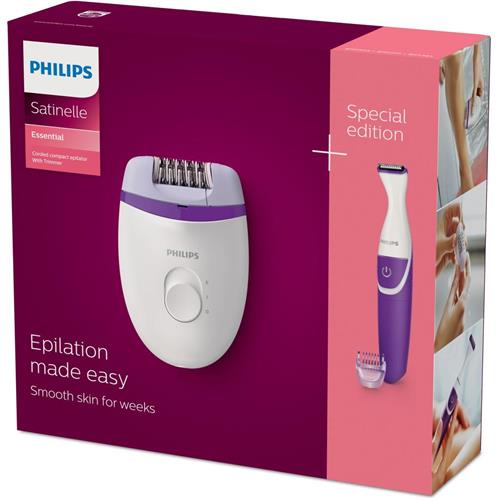 Philips BRP505/00 Satinelle Depiladora de cable + Perfilador Bikini