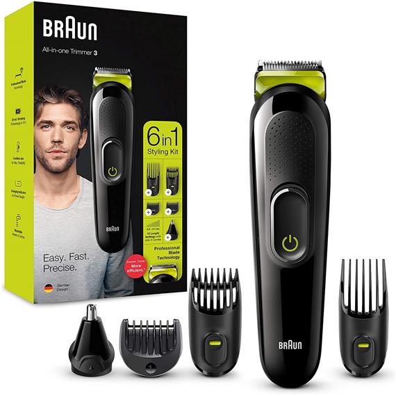 BRAUN MGK3221 RECORTADORA KIT 6 ACCESORIOS