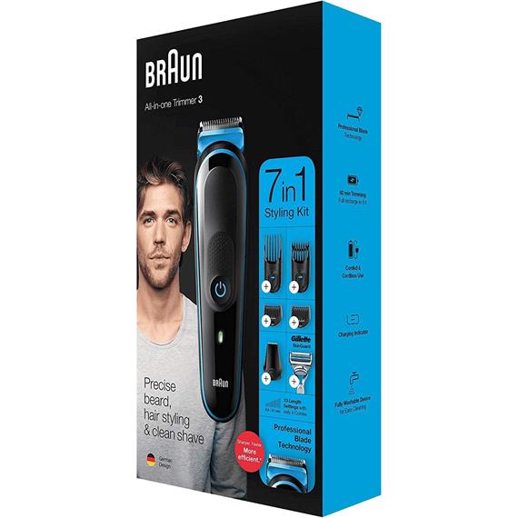 BRAUN MGK3242 RECORTADORA KIT 7 ACCESORIOS