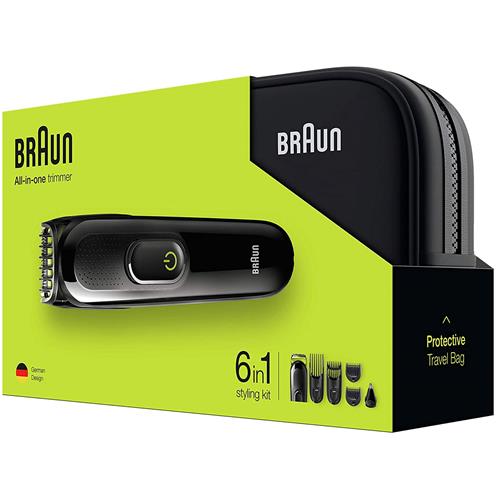 Braun MGK3921TS Recortadora Kit 6 Accesorios con funda