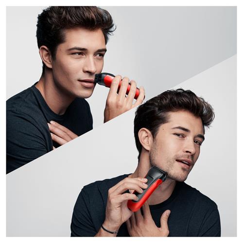 Braun Afeitadora Series3  3030s Negra/Rojo