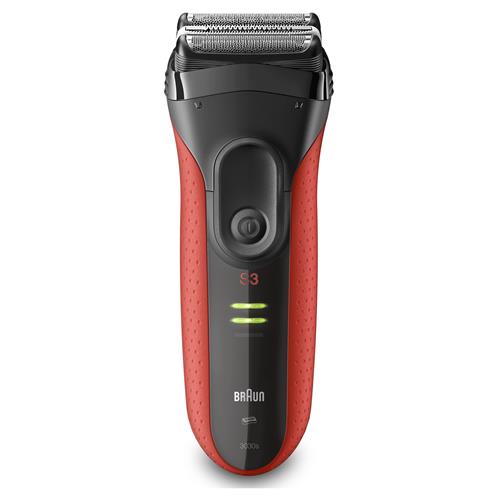 Braun Afeitadora Series3  3030s Negra/Rojo