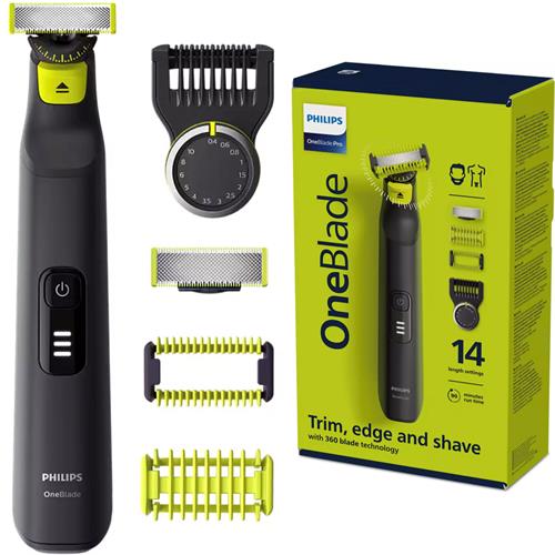 Philips QP6541/15 Afeitadora One Blade Pro 360 Barba y Cuerpo