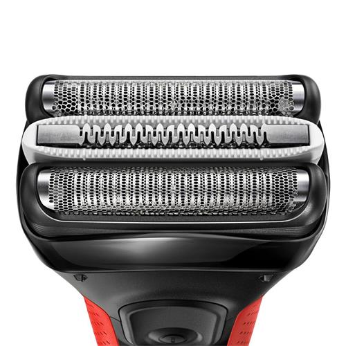 Braun Afeitadora Series 3 3030VS Negra/Rojo + Naricero