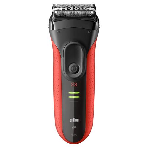 Braun Afeitadora Series 3 3030VS Negra/Rojo + Naricero