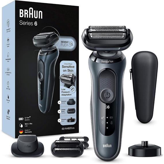 BRAUN Afeitadora Series 6 60-N4820cs Sensoflex