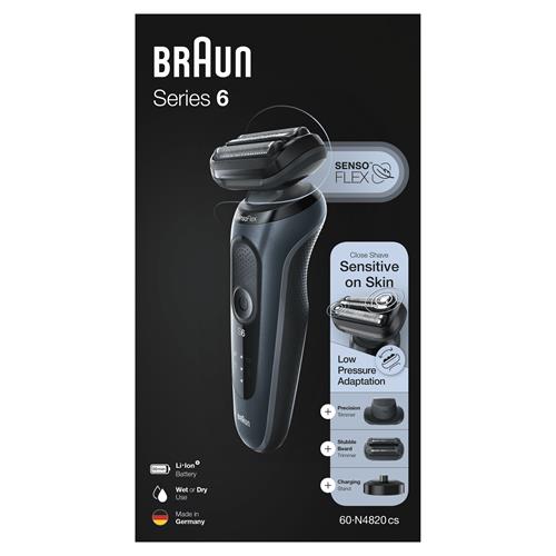BRAUN Afeitadora Series 6 60-N4820cs Sensoflex