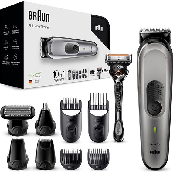 Braun MGK-7920TS Styling Kit Multigroom 10 Accesorios