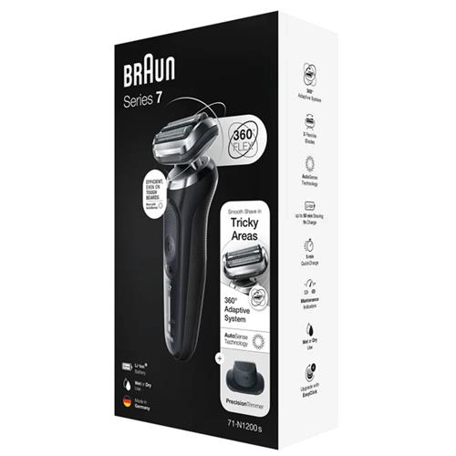 Braun Afeitadora Serie 7 71-N1200S Flex 360º