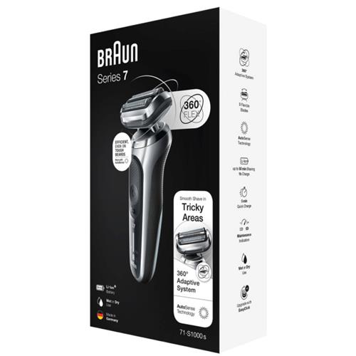 Braun Afeitadora Serie 7 71-S1000s Wet & Dry 360 Flex