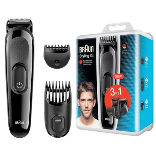 Braun SK2000 Cortabarba Recargable con 3 Accesorios