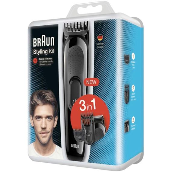 Braun SK2000 Cortabarba Recargable con 3 Accesorios