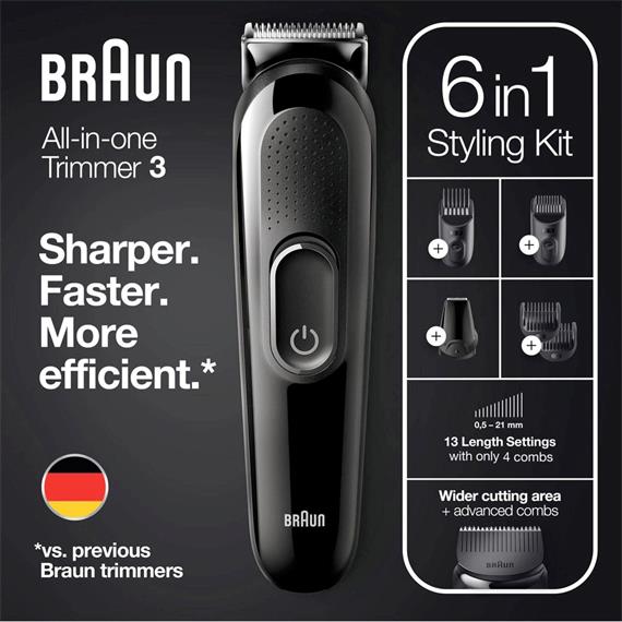 Braun MGK3335 Recortadora Kit 6 Accesorios