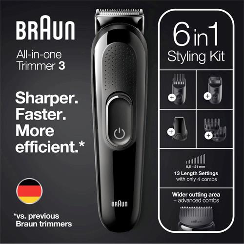 Braun MGK3335 Recortadora Kit 6 Accesorios